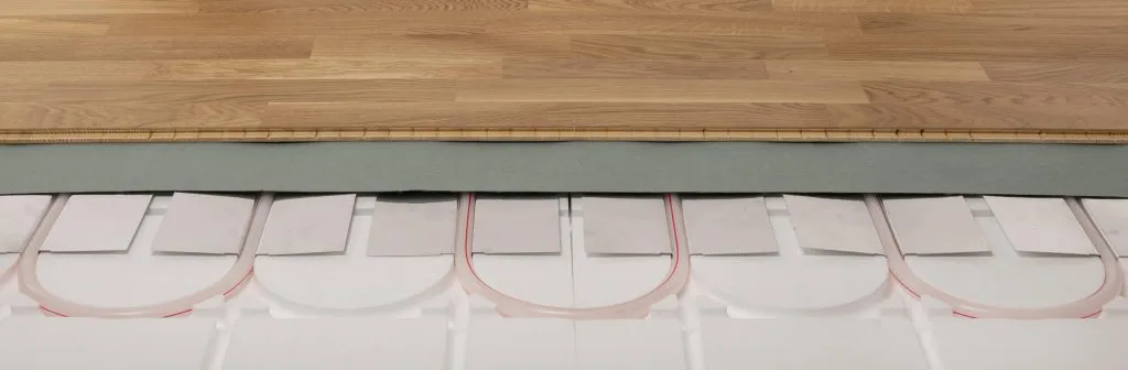 Gulv oppbygging EPS & laminat/parkett