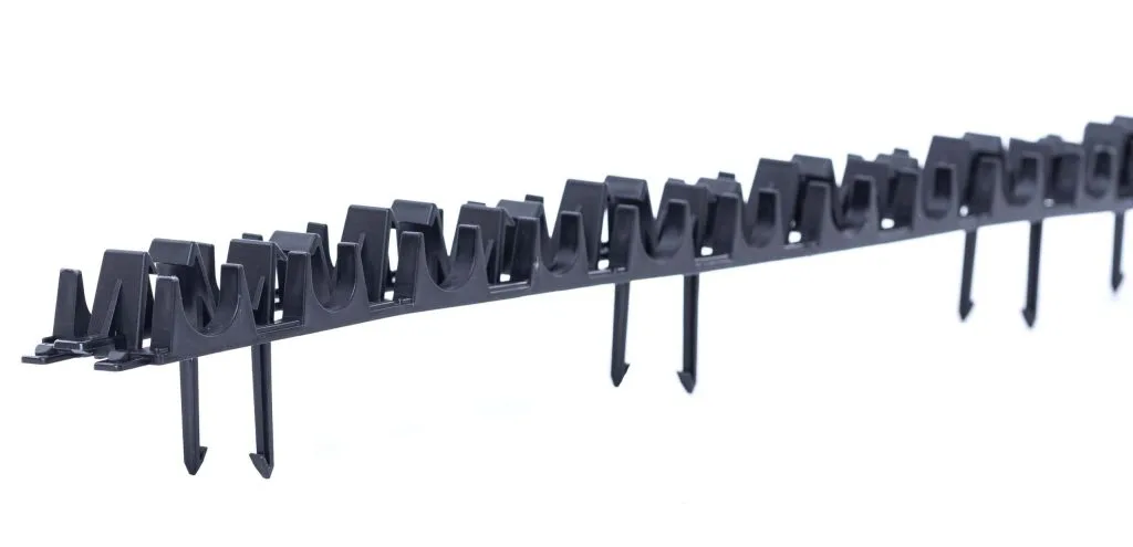 Leggeskinne for gulvvarmerør 16mm – 20mm | Stifter for isopor