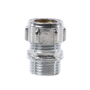 1/2"x15mm klemringskobling | Tipunion for kobber og PEX rør