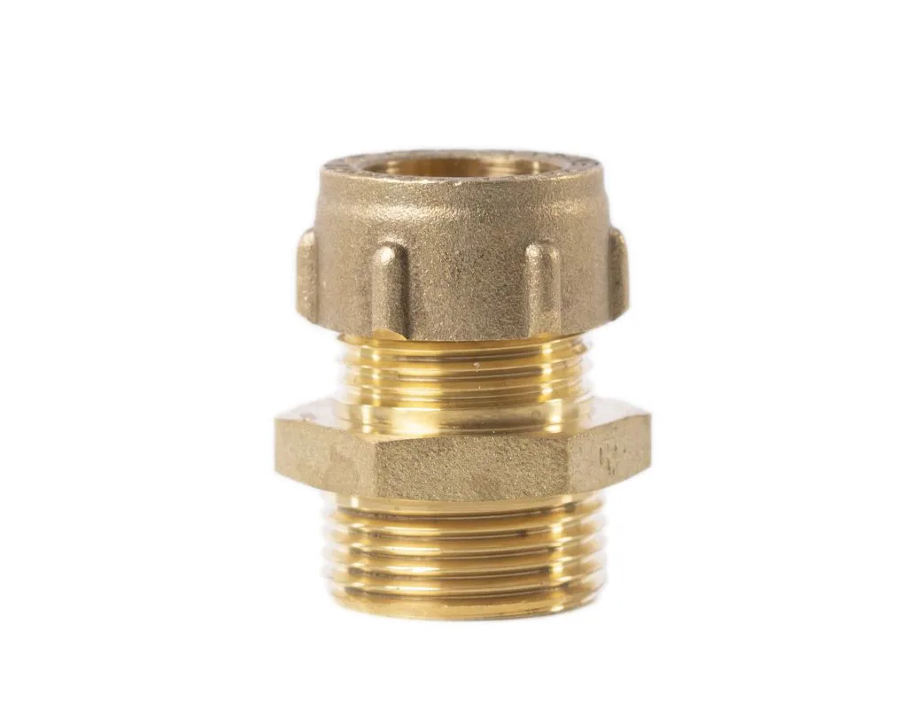 1″x28mm klemringskobling | Tipunion for kobber og PEX rør