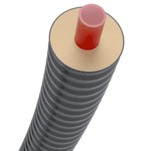Calpex 1x32mm preisolert kulvertrør 20 meter | Fjernvarmerør