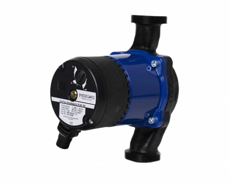Smedegaard Simflex 25-40 180 sirkulasjonspumpe for varmesystem