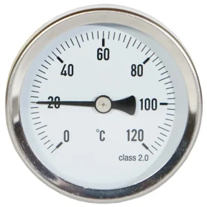 Termometer 1/2" gjenger 0-120°C for akkumulatortanker etc.