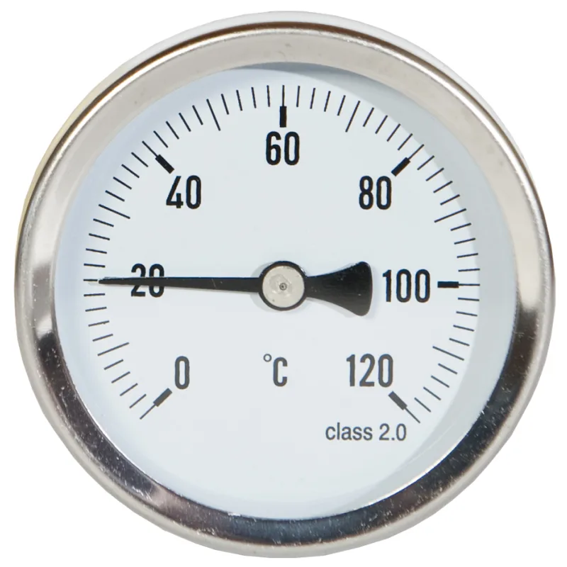 Termometer 1/2″ gjenger 0-120°C for akkumulatortanker etc.