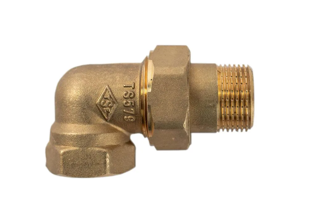 Messing union 1/2″ albu tilkobling innvendig/utvendig gjenger