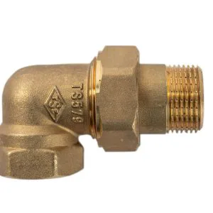 Messing union 3/4" albu tilkobling innvendig/utvendig gjenger