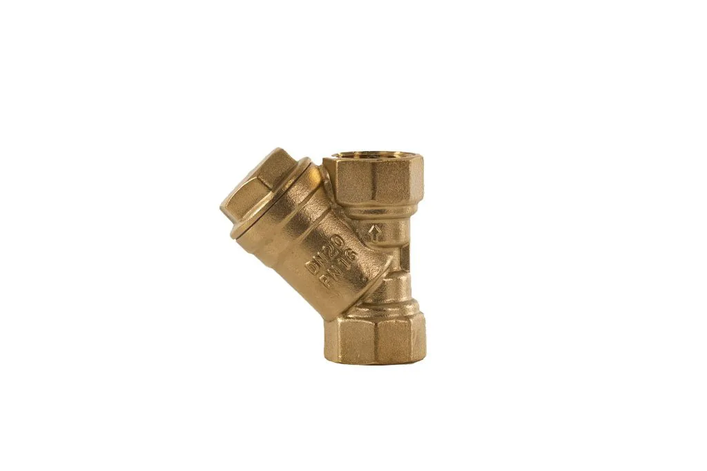 Vannfilter i messing med innvendig/innvendig 11/2″ gjenger