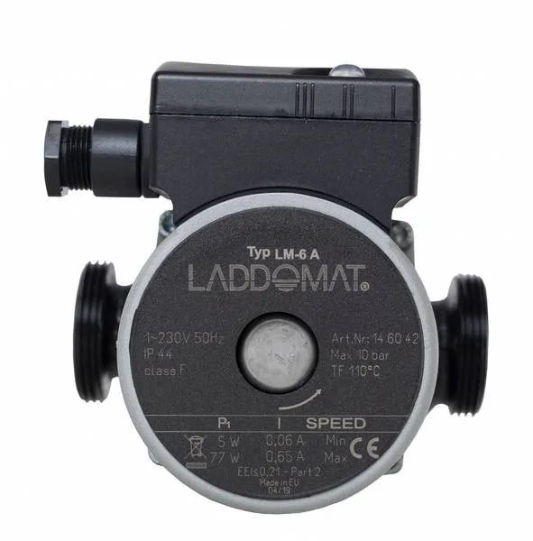 Laddomat LM9A sirkulasjonspumpe 130 mm. Passer 11-30 & 21-60