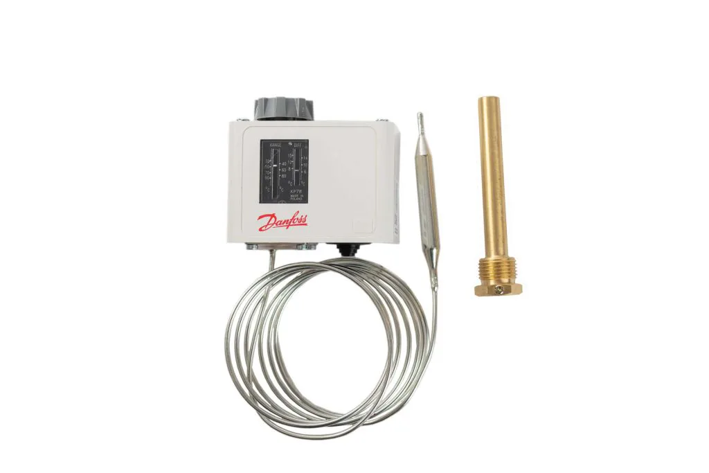 Danfoss KP 78 termostat | Start/stopp av sirkulasjonspumpe