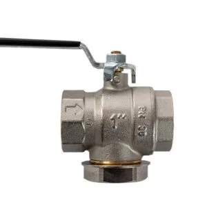 Kuleventil M/M 1" med filter og magnet