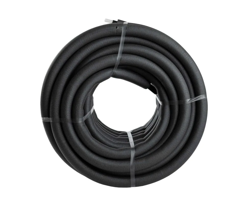 28mm PEX Rør i Rør med isolering. Leveres i kveil pr. meter