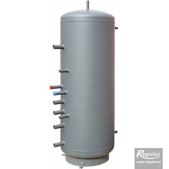 HSK 350 K P-B akkumulatortank med syrefast rustfri spiral